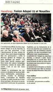 AG fusion Le Telegramme 29.01